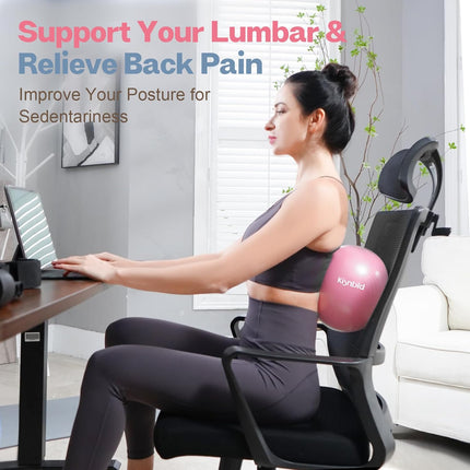 Mini Exercise Ball for Home Gym, Core Workout and Body Stability Training