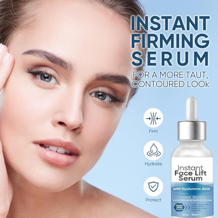Instant Face Lift Serum – 2-Minute Skin Tightening with Hyaluronic Acid