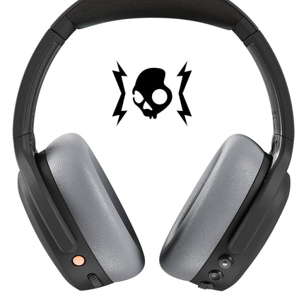 Crusher ANC 2 Wireless Headphones, Noise Cancelling, 60H Battery, Mic - Black