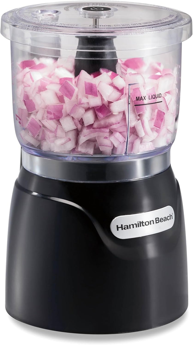 3-Cup Electric Chopper – 350W Mini Food Processor for Mincing & Puree
