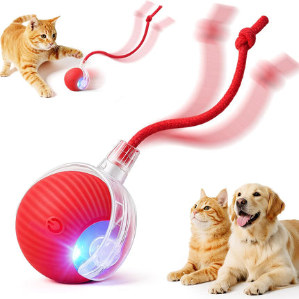 Smart Automatic Cat Toy Ball Rechargeable Motion Activated Chase Toy