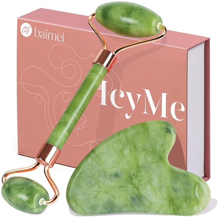 Facial Roller & Gua Sha Set – IcyMe Tools for Skin Care & Self-Care