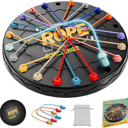 Rope Untangling Puzzle Game, Strategy Board Game for Kids & Adults