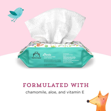 Gentle Fragrance-Free Baby Wipes – Hypoallergenic, Unscented, 800 Count