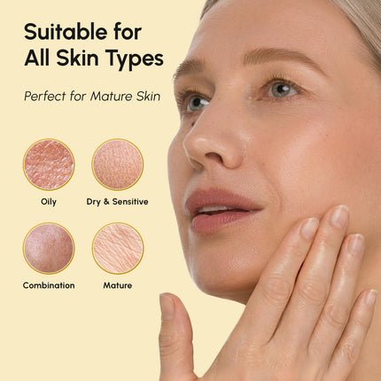 24K Gold Under Eye Gels – Dark Circles & Puffiness, Collagen & Hyaluronic