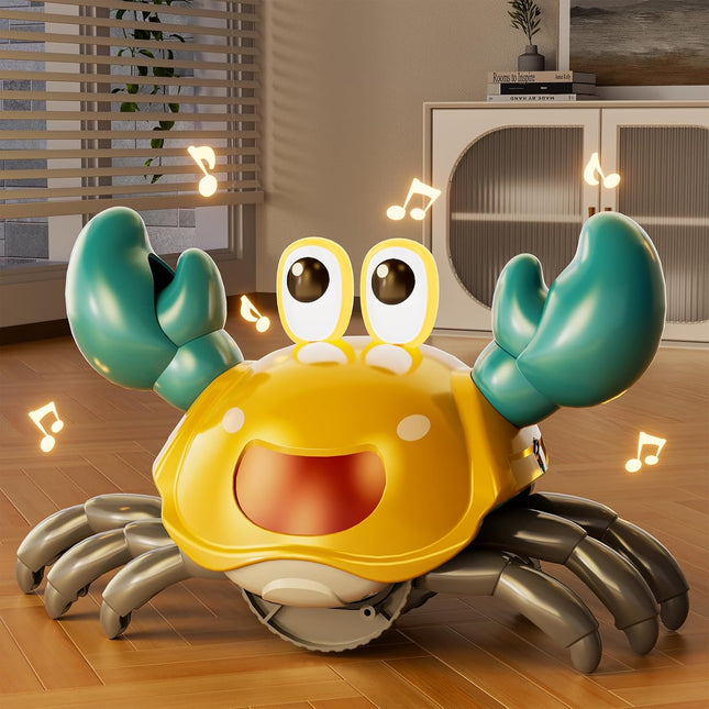 Crawling Crab Baby Toy – Tummy Time Walking & Dancing Toy for Infants