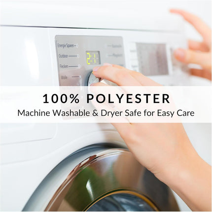 3-Piece Red & White Poinsettia Christmas Kitchen and Bath Tiers with Valance