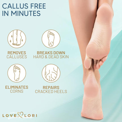 Extra Strength Callus Remover Gel, 6oz – Foot Scrubber & Pedicure Tools for Smooth Feet