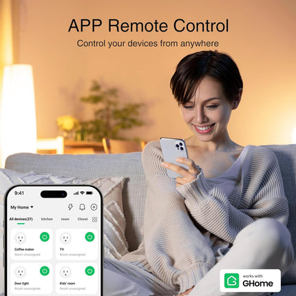 WiFi Smart Plug – Works with Alexa & Google Home, Timer & App Control