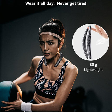 Wearable Neckband Bluetooth Speaker, Ultra-Light 78g, Built-in Mic