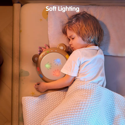 Baby Electronic Drum Toy, Musical Instrument with Light & Sound for Infants