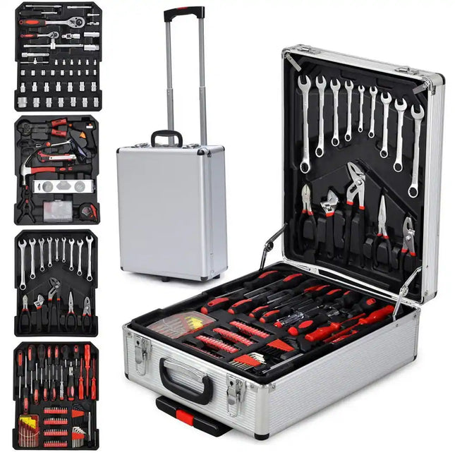 799 Piece Tool Kit with Wheels Heavy Duty Household and Auto Repair Set