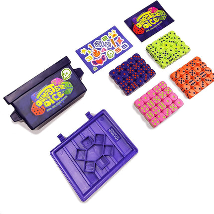 Dumpster Dice Family Dice Game with 80 Dice Travel Party Game 4 Players