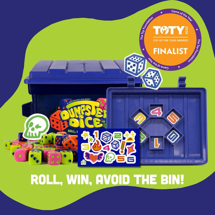 Dumpster Dice Family Dice Game with 80 Dice Travel Party Game 4 Players