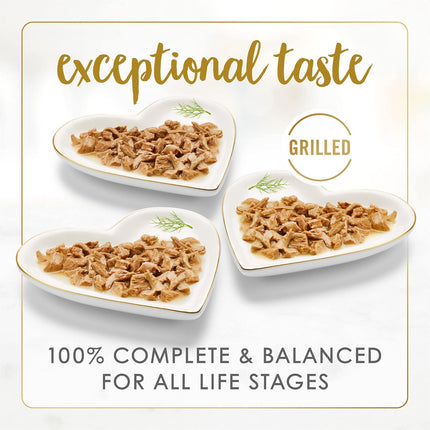 30-Pack Grilled Wet Cat Food Seafood Variety, 3 oz Cans for Adult Cats