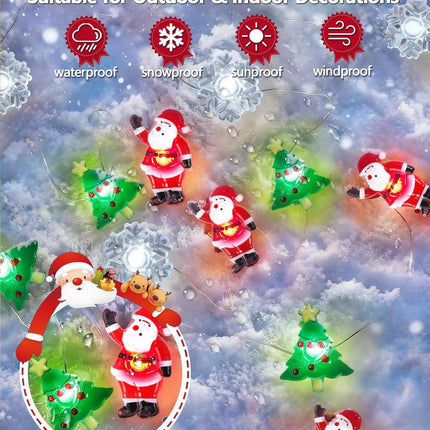 Battery Powered Christmas Lights – 10ft 30LED Twinkle Fairy Lights with Remote