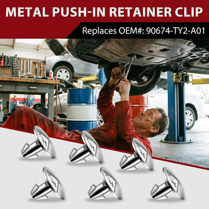 14PCS Engine Splash Shield Screws, Bolts & Clips for Honda Accord CRV Civic Acura