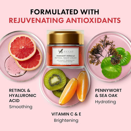 Retinol Night Cream – Anti-Aging, Hydrating & Wrinkle-Smoothing Face Cream