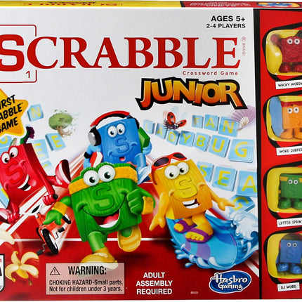 Scrabble Junior Board Game, Educational Word Game for Kids Ages 5+