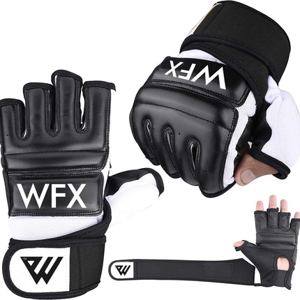 Synthetic MMA Boxing Gloves Punch Bag Karate Muay Thai TKD Training Mitts