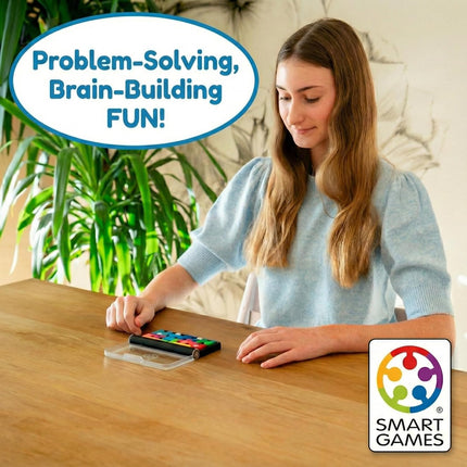 IQ Quub STEM Logic Puzzle 120 Challenges Travel Brain Game Ages 6+