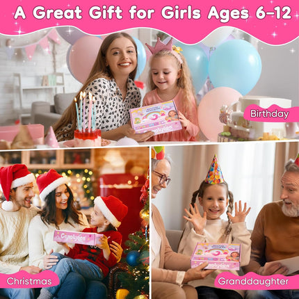 Girl Sewing Kit for Kids – 10 Easy Felt Crafts with Instructions, Ages 6–12