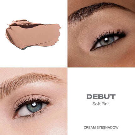Priming Cream Eyeshadow 0.11oz, Cream-to-Powder Eye Primer, Soft Matte Long-Wear Formula