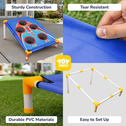 Bean Bag Toss Board Game for Backyard Fun, Parties & Outdoor Play