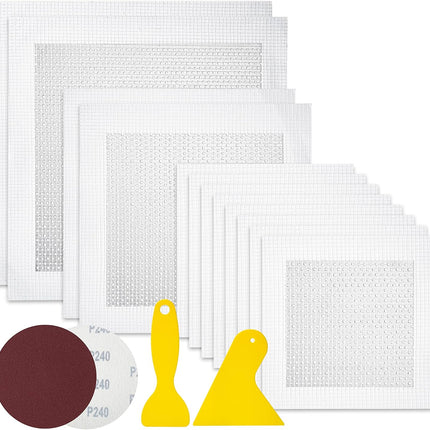 16pcs Drywall Repair Kit – Wall Patch Kit for Holes, Cracks & Damage Repair