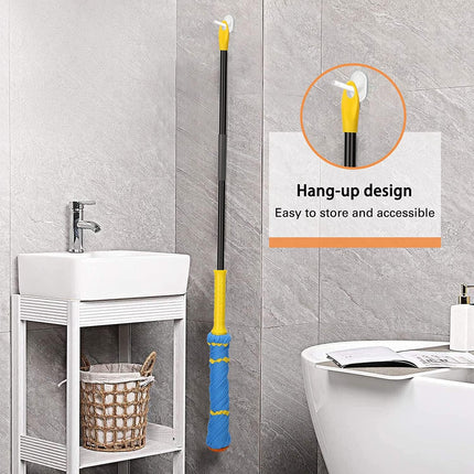 Microfiber Floor Mop with Long Handle, Easy Self-Wringing Twist Design