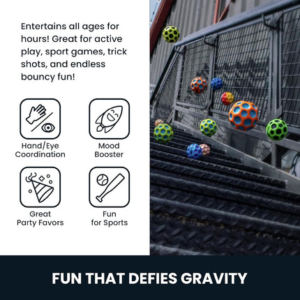 Gradient Moon Balls 2-Pack – Super Bouncy Wall Balls for Kids & Teens