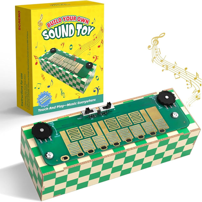 Build Your Own Musical Instrument Kit, STEM Toy for Ages 8-13, Fun Music Gift