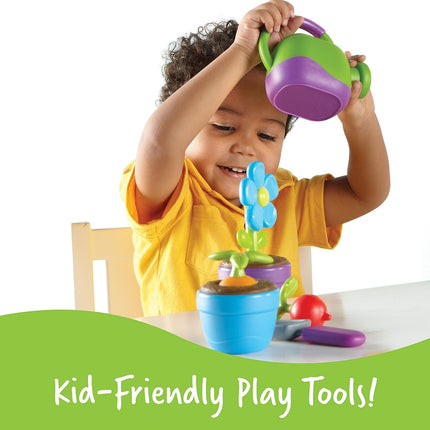 Toddler Gardening Set with 9 Pieces Learning Garden Toys for Kids Ages 2+