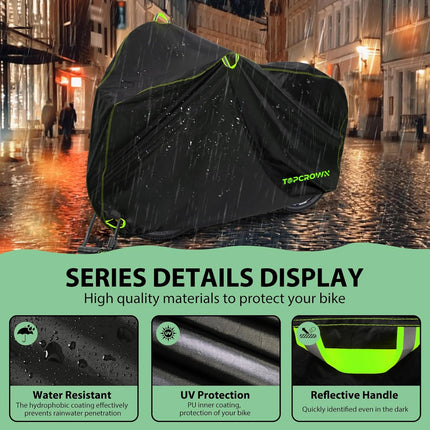 Bike Cover Waterproof UV Dust Windproof Bicycle Storage Protection XL