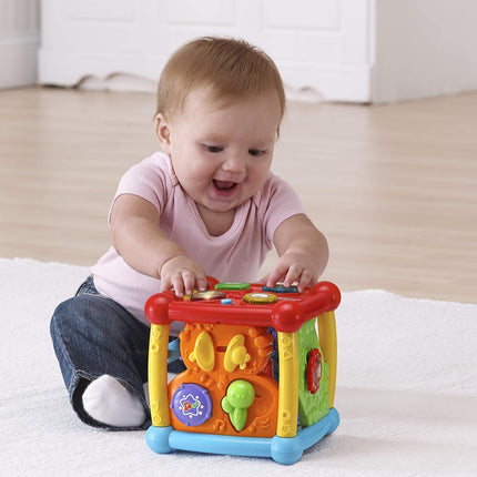 Baby Activity Cube Busy Learners Educational Toy Fine Motor Skills Game
