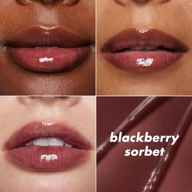 Glow Reviver Melting Lip Balm – Hydrating Tinted Gloss, Blackberry Sorbet