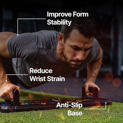 20-in-1 Push Up Board Home Gym Equipment Foldable Workout Board for Men Women