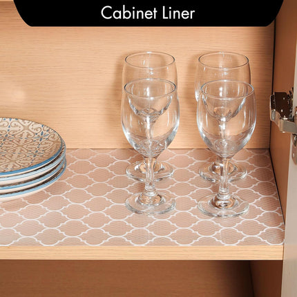 Shelf Liner for Kitchen Cabinets, Non-Adhesive EVA Waterproof Drawer Mat