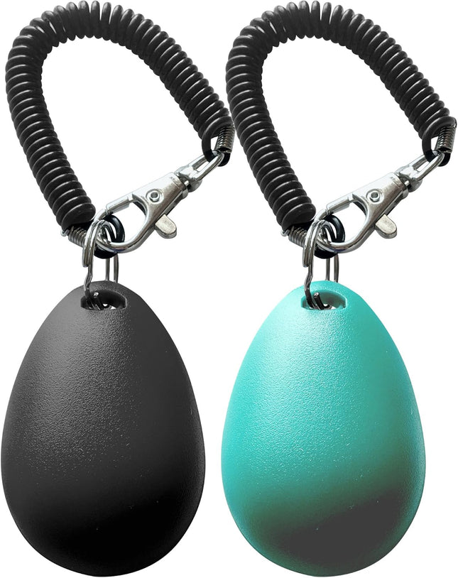 Pet Training Clicker with Wrist Strap – Black & Blue Dog Training Clickers