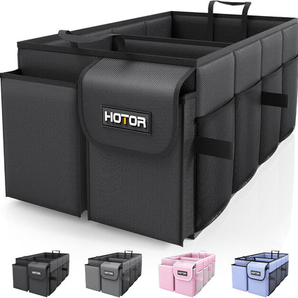 Car Trunk Organizer – Sturdy Foldable Storage for Tools & Accessories, 2 Compartments