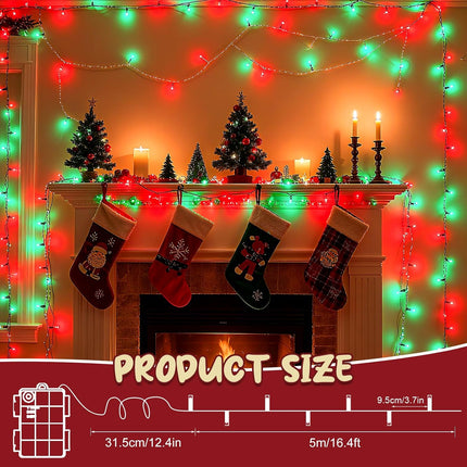 Christmas Garland Lights – 9.8ft 30 LED Battery String Indoor Outdoor