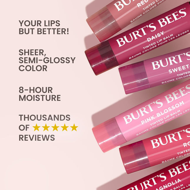 2 Pack Lip Tint Balm Petal Rose Long Lasting Hydrating Buildable Color
