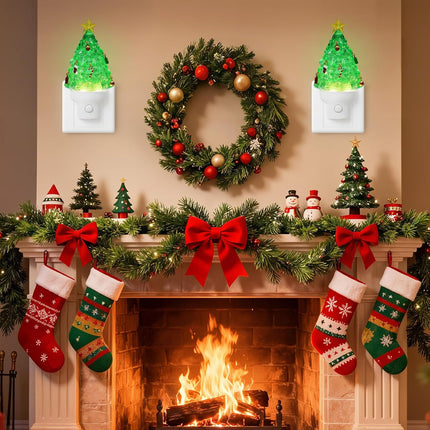 Christmas Tree Night Light – Plug-In LED Nightlights for Home & Bedroom