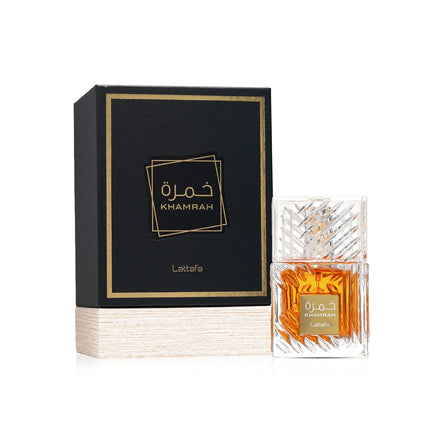 Lattafa Khamrah Eau de Parfum 100ml Unisex Vanilla Amber Warm Spicy Fragrance