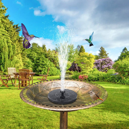 1W Solar Bird Bath Fountain Pump – Floating Solar Water Fountain for Garden