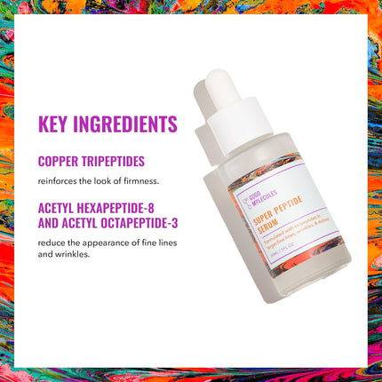 Super Peptide Serum – Anti-Aging, Plump & Firm Face with Copper Peptides