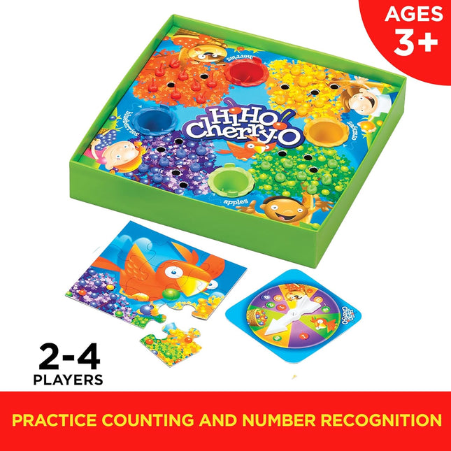 Hi Ho Cherry-O Board Game for Kids Ages 3+ Family Game 2-4 Players