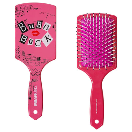 Kids Hair Brush & Spa Headband Set – Mean Girls Design, Fun Grooming Kit for Girls