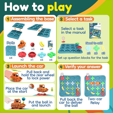 Kids STEM Logic Game – Road Builder Brain Teaser Puzzle for Ages 3–7
