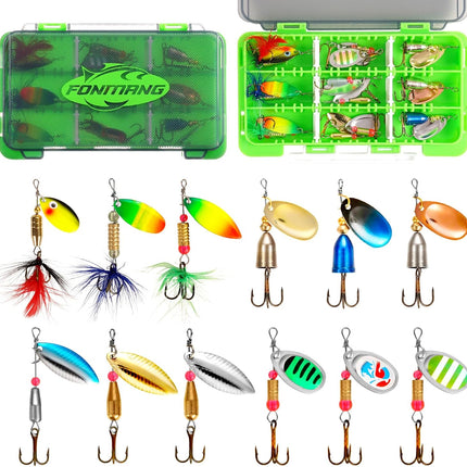 2026 New Fishing Lures Spinner Baits for Bass, Trout, Salmon, Pike & Walleye